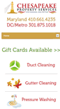 Mobile Screenshot of chesapeakepropertyservices.com